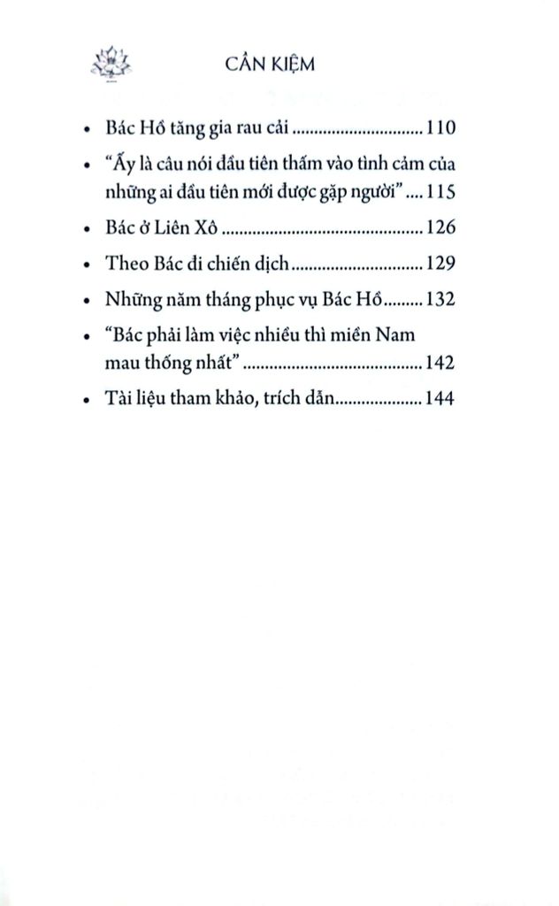 SÁNG MÃI TẤM GƯƠNG-BÁC HỒ CẦN KIỆM