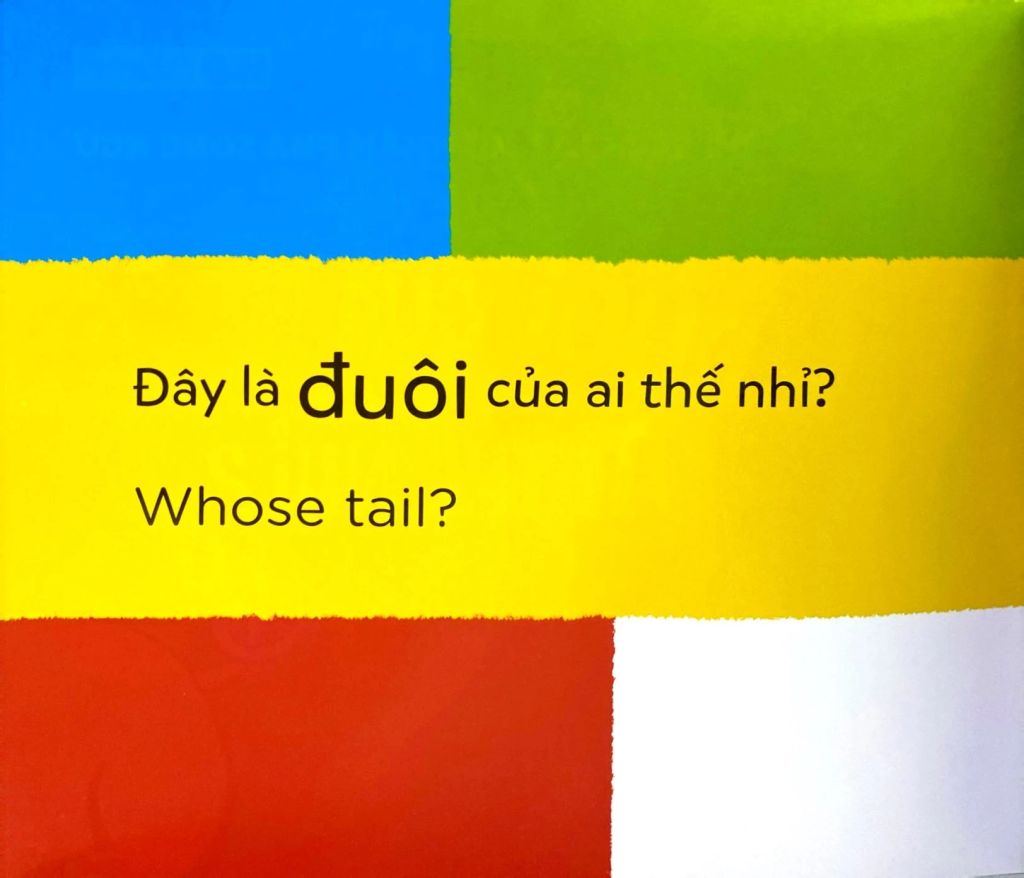 Bộ Sách Lật Mở Khám Phá Song Ngữ - Đuôi Của Ai Thế Nhỉ?