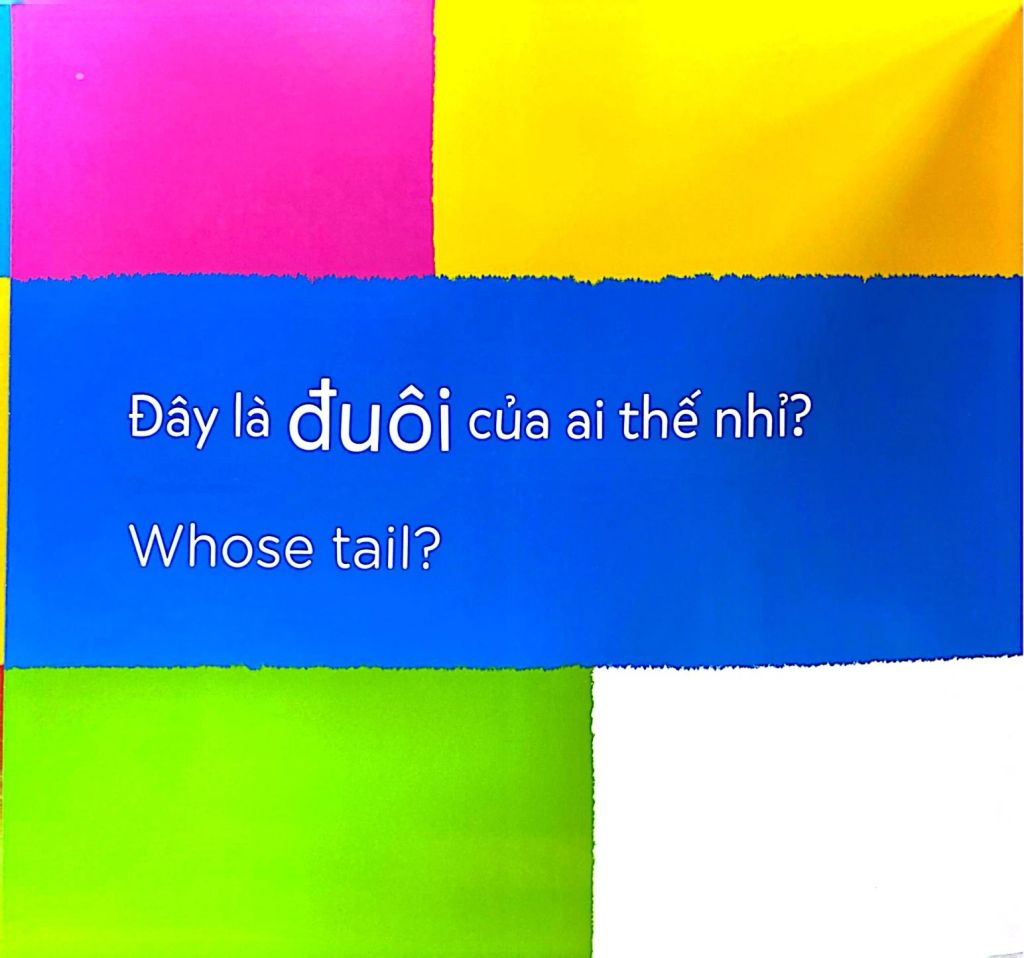 Bộ Sách Lật Mở Khám Phá Song Ngữ - Đuôi Của Ai Thế Nhỉ?