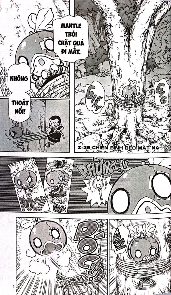DR STONE-THẾ GIỚI ĐÁ T5
