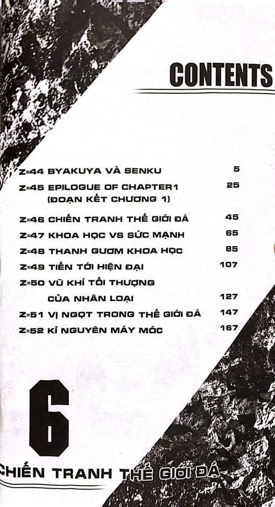 DR STONE-THẾ GIỚI ĐÁ T6