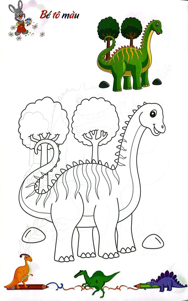 TÔ MÀU KHỦNG LONG 1