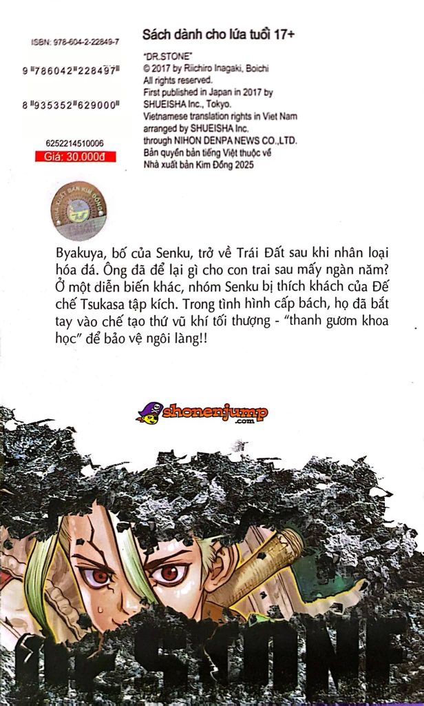 DR STONE-THẾ GIỚI ĐÁ T6