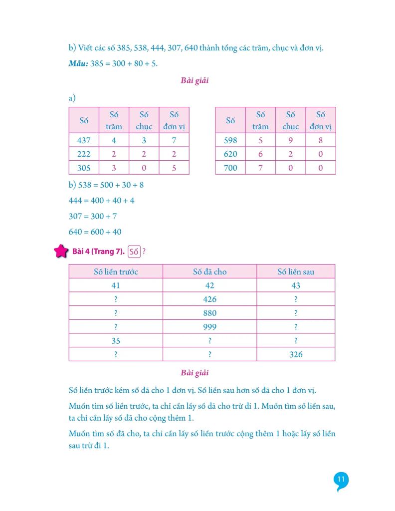 GIẢI BÀI TẬP TOÁN 3/1 (THEO CT GDPT MỚI)