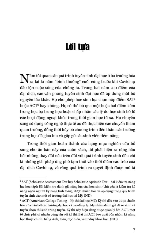 Vì Sao Họ Trúng Tuyển - Góc Nhìn Của Nhà Tuyển Sinh Đại Học