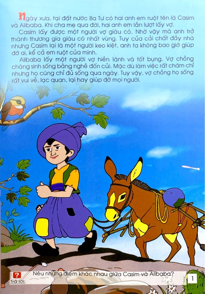 TỦ SÁCH PTNN TV-TRUYỆN CỔ TÍCH TG-ALIBABA VÀ 40 TÊN CƯỚP