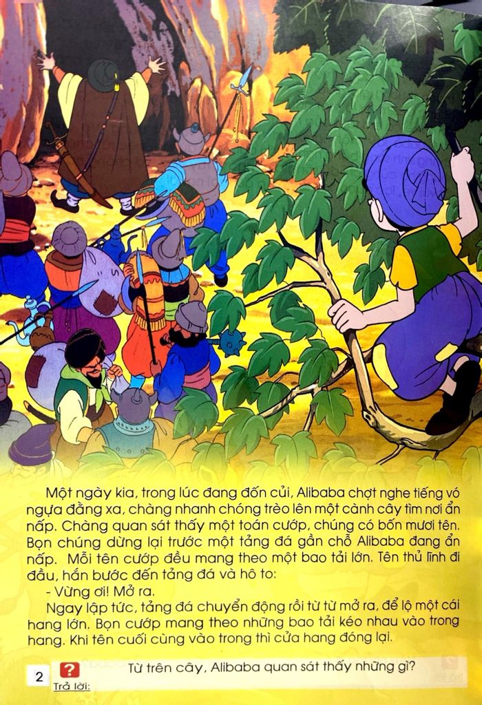 TỦ SÁCH PTNN TV-TRUYỆN CỔ TÍCH TG-ALIBABA VÀ 40 TÊN CƯỚP