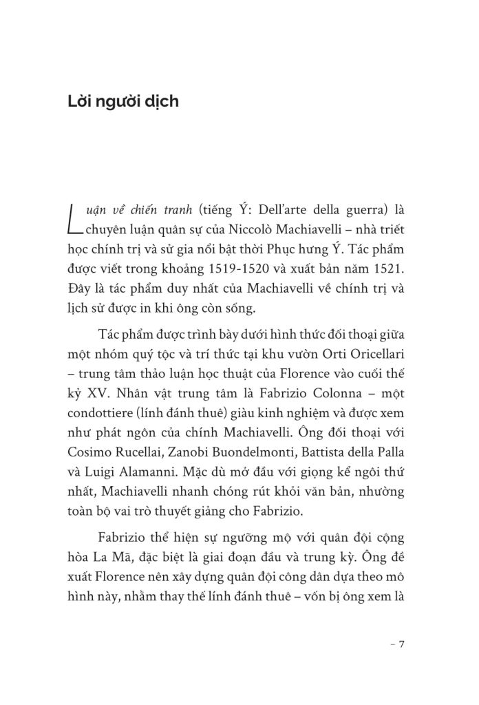 LUẬN VỀ CHIẾN TRANH