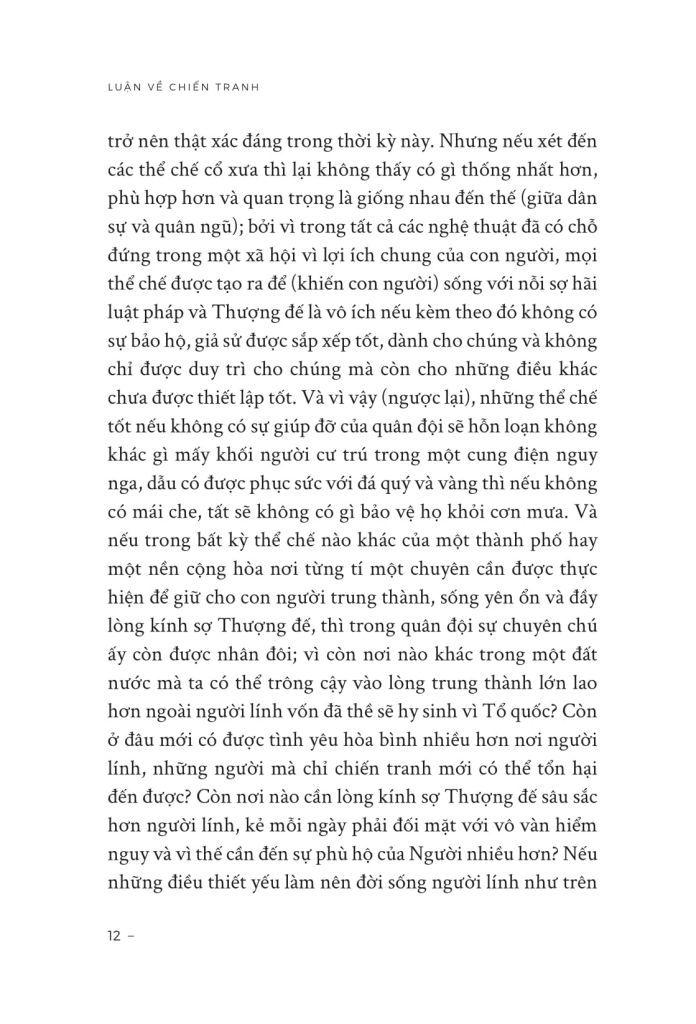 LUẬN VỀ CHIẾN TRANH