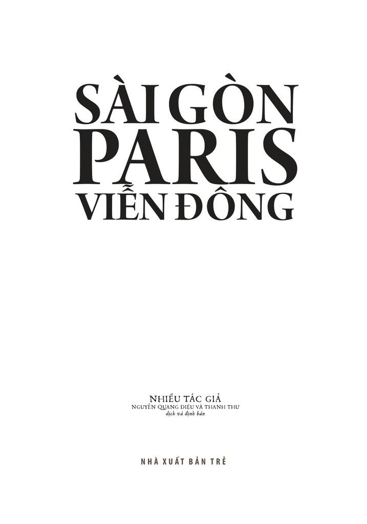 SÀI GÒN-PARIS VIỄN ĐÔNG