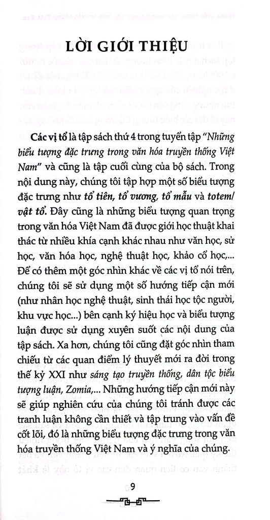 Những Biểu Tượng Đặc Trưng Trong Văn Hóa Truyền Thống Việt Nam - Tập 4: Các Vị Tổ
