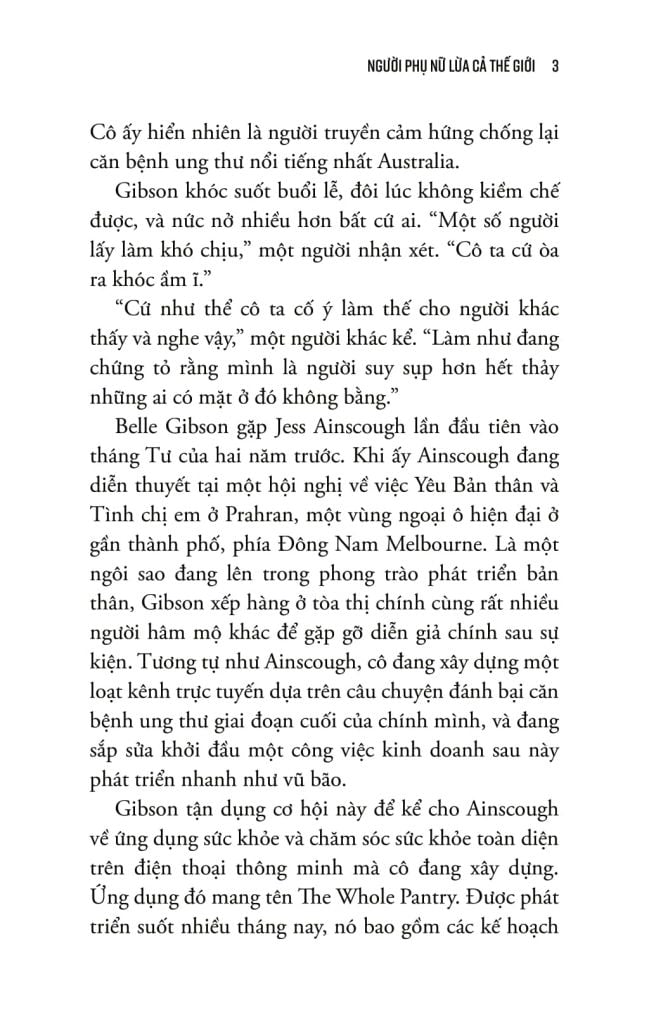 NGƯỜI PHỤ NỮ LỪA CẢ THẾ GIỚI