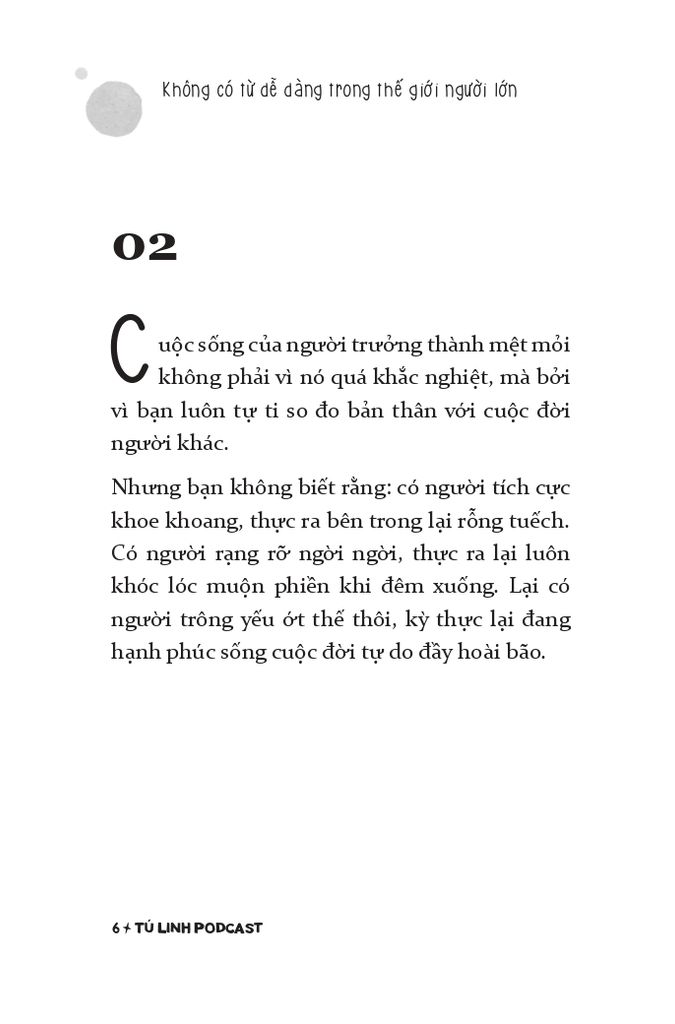 KHÔNG CÓ TỪ DỄ DÀNG TRONG THẾ GIỚI NGƯỜI LỚN-TẢN VĂN SONG NGỮ VIỆT TRUNG