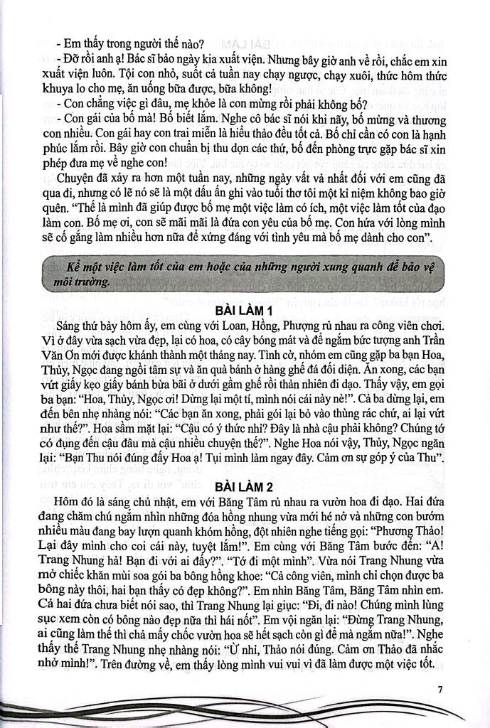 207 ĐỀ VÀ BÀI VĂN HAY 5 (DÙNG CHUNG CÁC BỘ SGK HIỆN HÀNH)