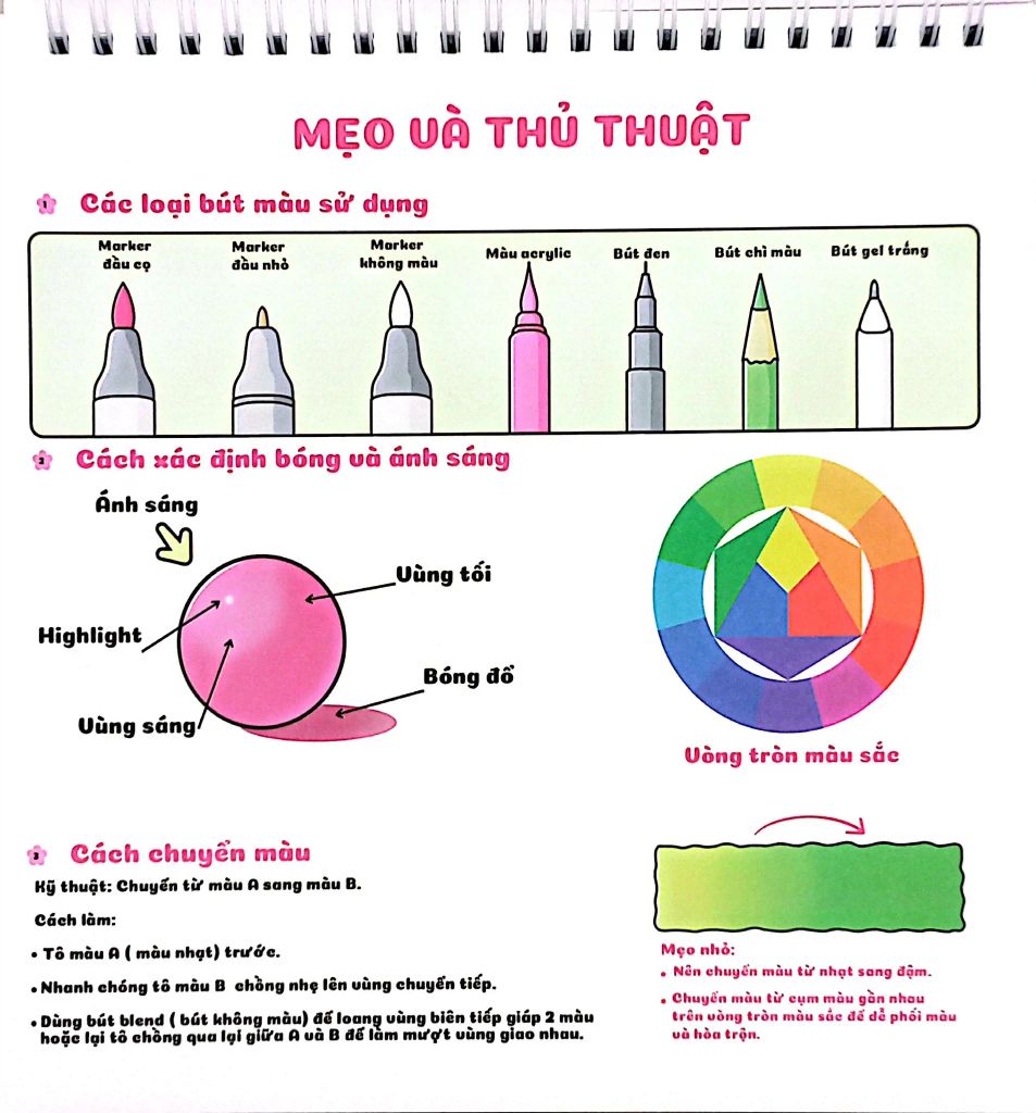 HOW TO DRAW CUTE PATTERNS-TÔ MÀU NGHỆ THUẬT THẬT DỄ