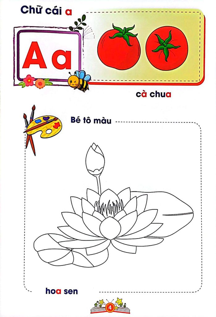 Bé Tự Tin Vào Lớp Một -  Vở Tập Tô Chữ