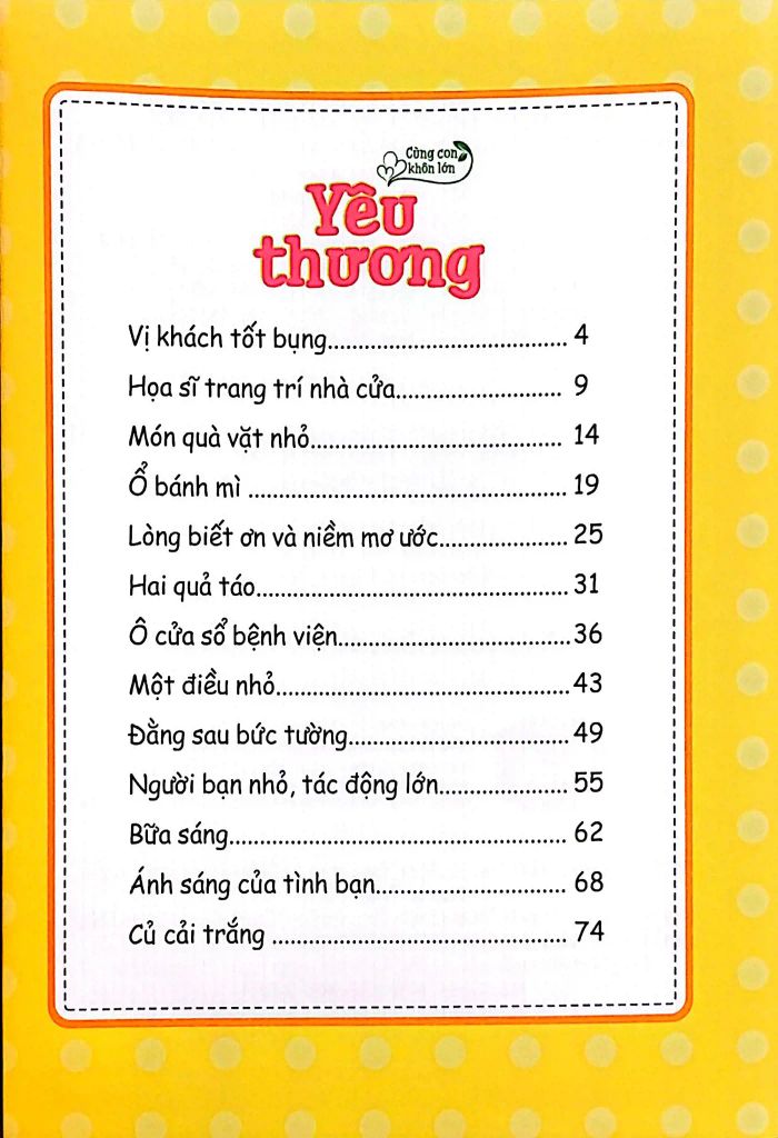CÙNG CON KHÔN LỚN - YÊU THƯƠNG