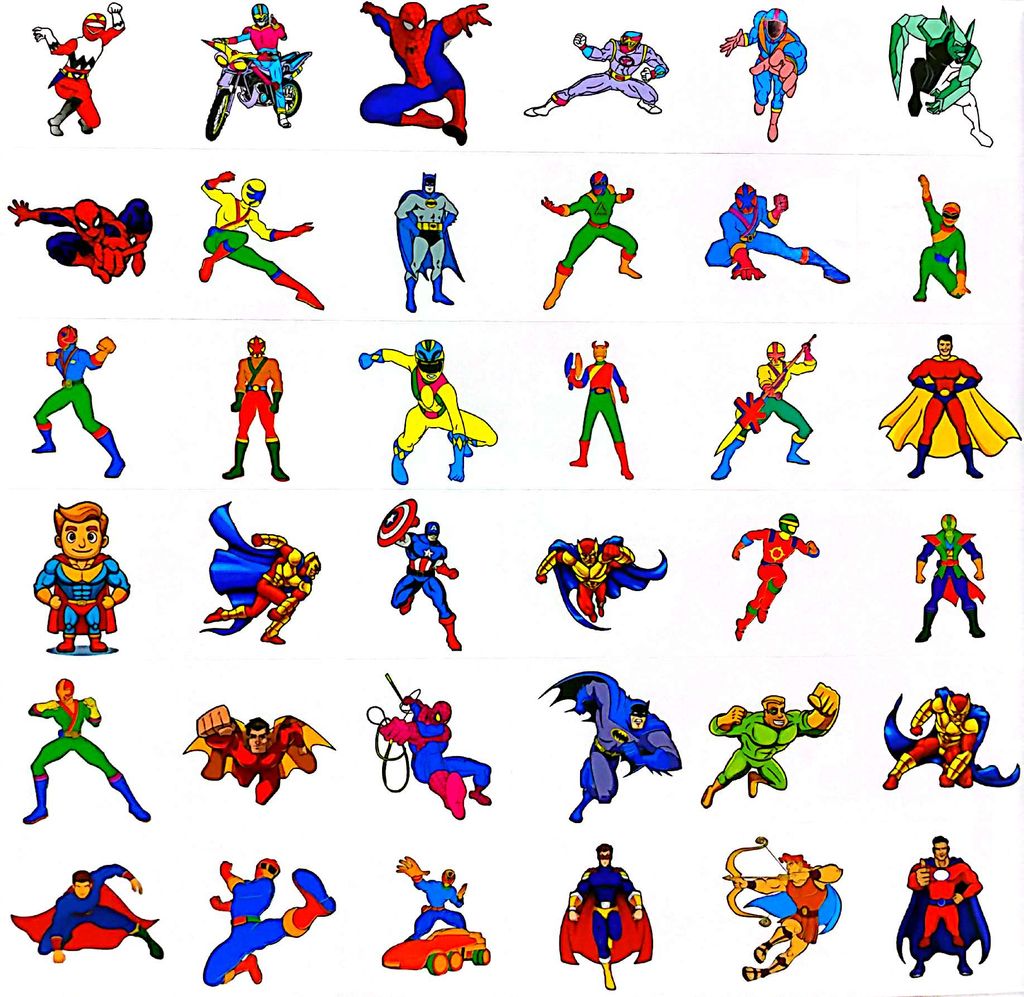 BÉ TÔ MÀU SÁNG TẠO - SIÊU NHÂN