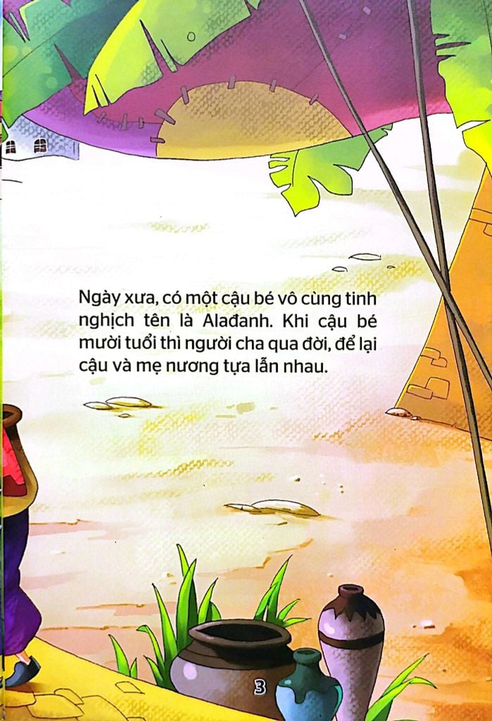 Vườn Cổ Tích - Alađanh Và Cây Đèn Thần (Tái bản năm 2021)