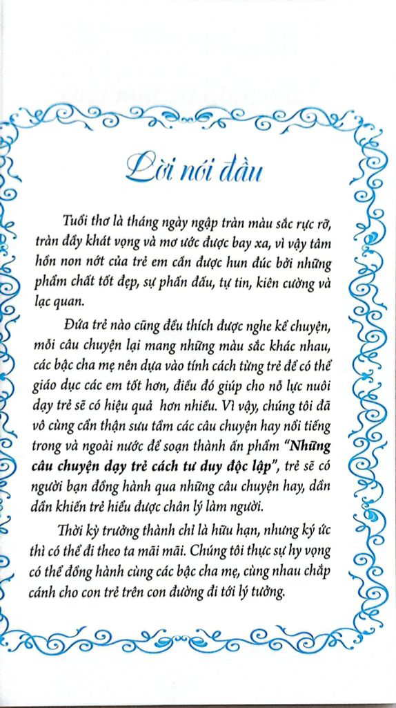Những Câu Chuyện Dạy Trẻ - Cách Tư Duy Độc Lập