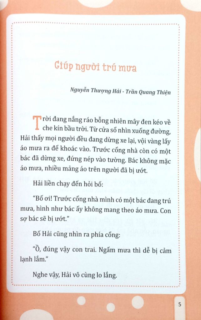 ĐÔI DÉP CỦA CHA-Ý ĐẸP LỜI HAY VIỆC TỐT