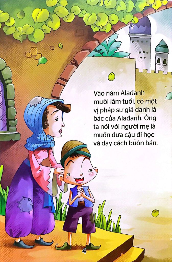 Vườn Cổ Tích - Alađanh Và Cây Đèn Thần (Tái bản năm 2021)