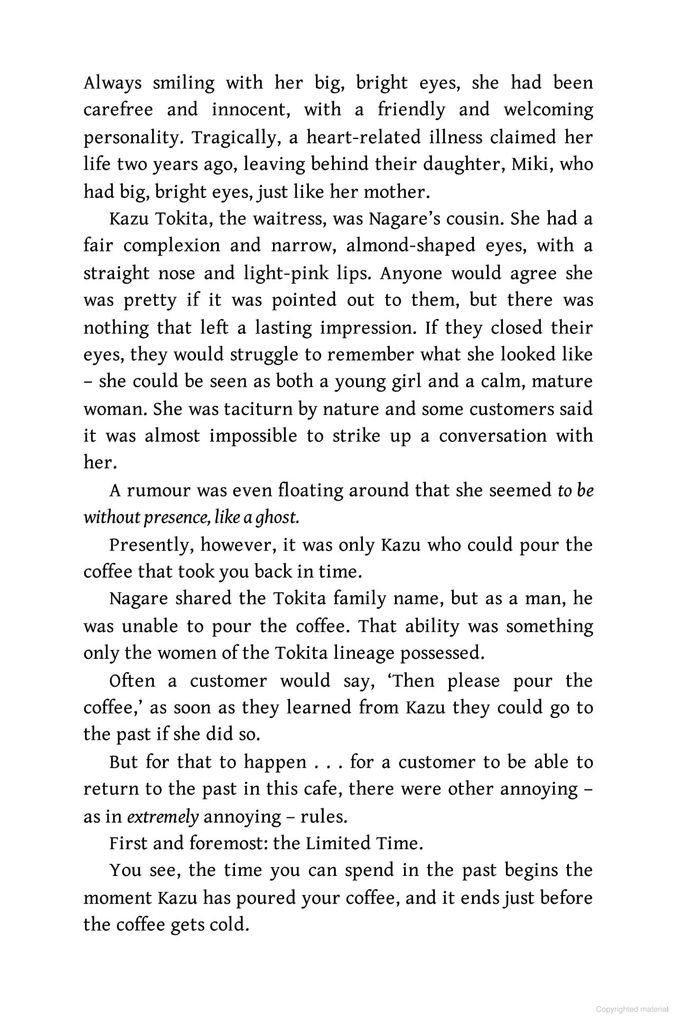 BEFORE THE COFFE GET COLD #5: BEFORE WE FORGET KINDNESS_PAN 0425