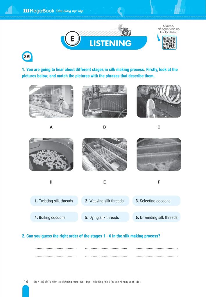 BIG 4 BỘ ĐỀ TỰ KIỂM TRA 4 KỸ NĂNG (CB&NC) TIẾNG ANH 9/1 (GLOBAL)