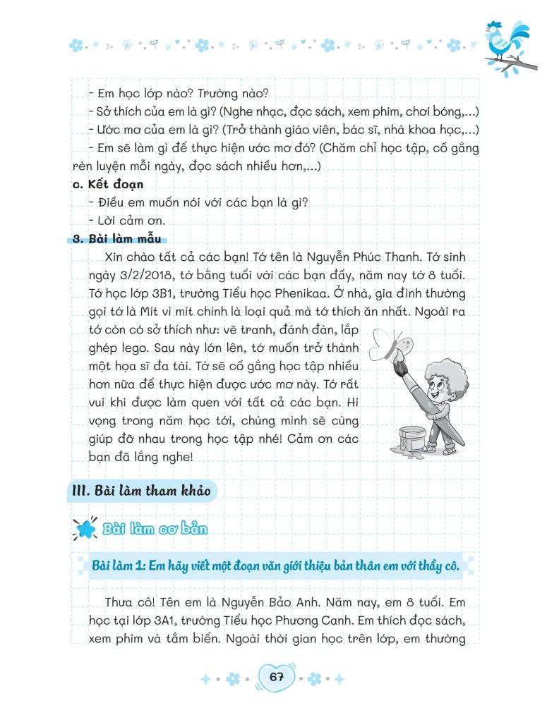 GIÚP EM TẬP LÀM VĂN 3