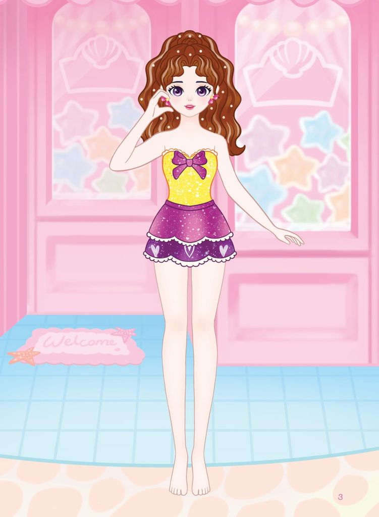 Nhật Ký Công Chúa - Lâu Đài Biển Xanh (150+ Stickers Dễ Thương)