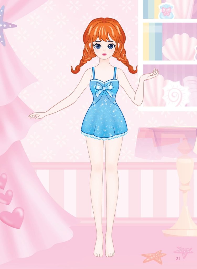 Nhật Ký Công Chúa - Lâu Đài Biển Xanh (150+ Stickers Dễ Thương)