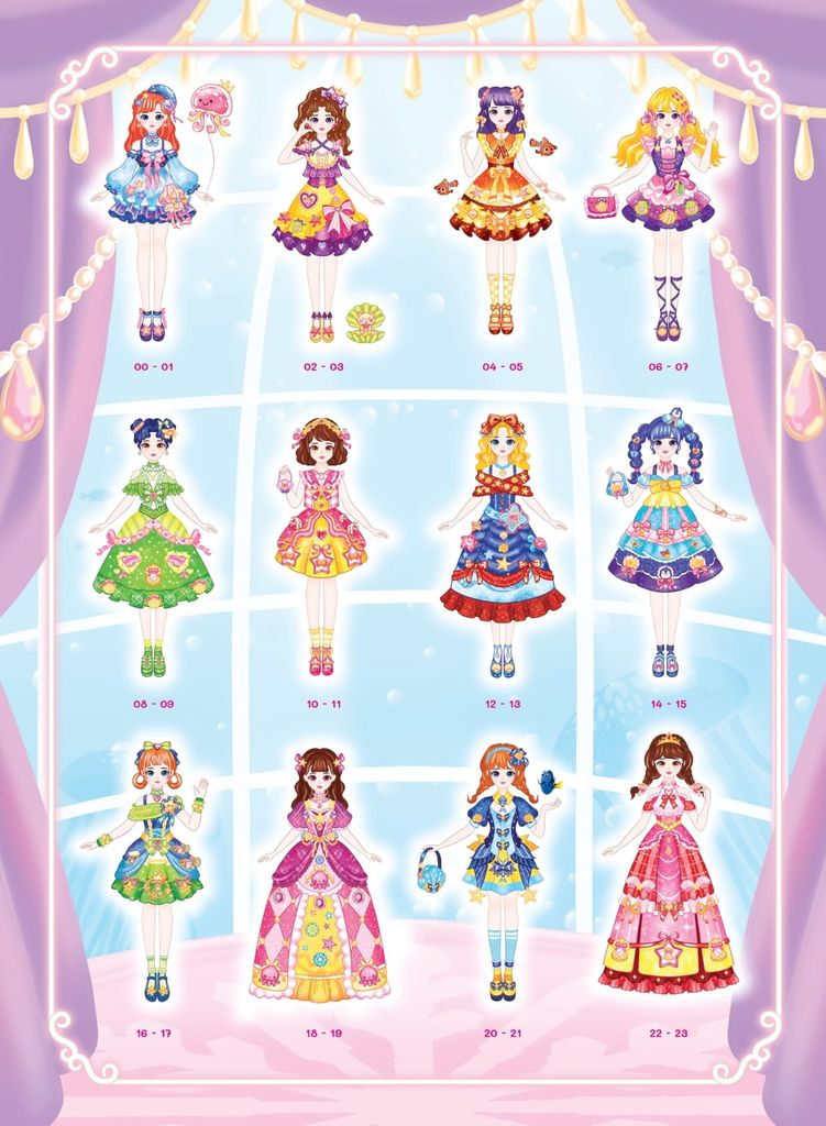 Nhật Ký Công Chúa - Lâu Đài Biển Xanh (150+ Stickers Dễ Thương)