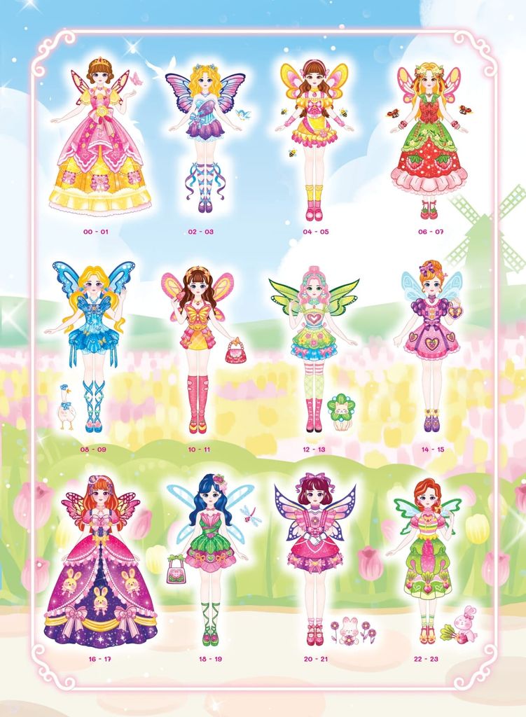 NHẬT KÝ CÔNG CHÚA - XỨ SỞ THẦN TIÊN (150+ STICKERS DỄ THƯƠNG)