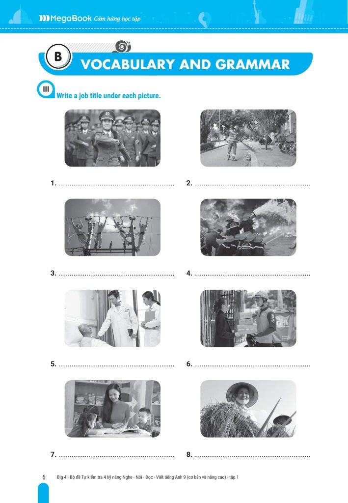 BIG 4 BỘ ĐỀ TỰ KIỂM TRA 4 KỸ NĂNG (CB&NC) TIẾNG ANH 9/1 (GLOBAL)