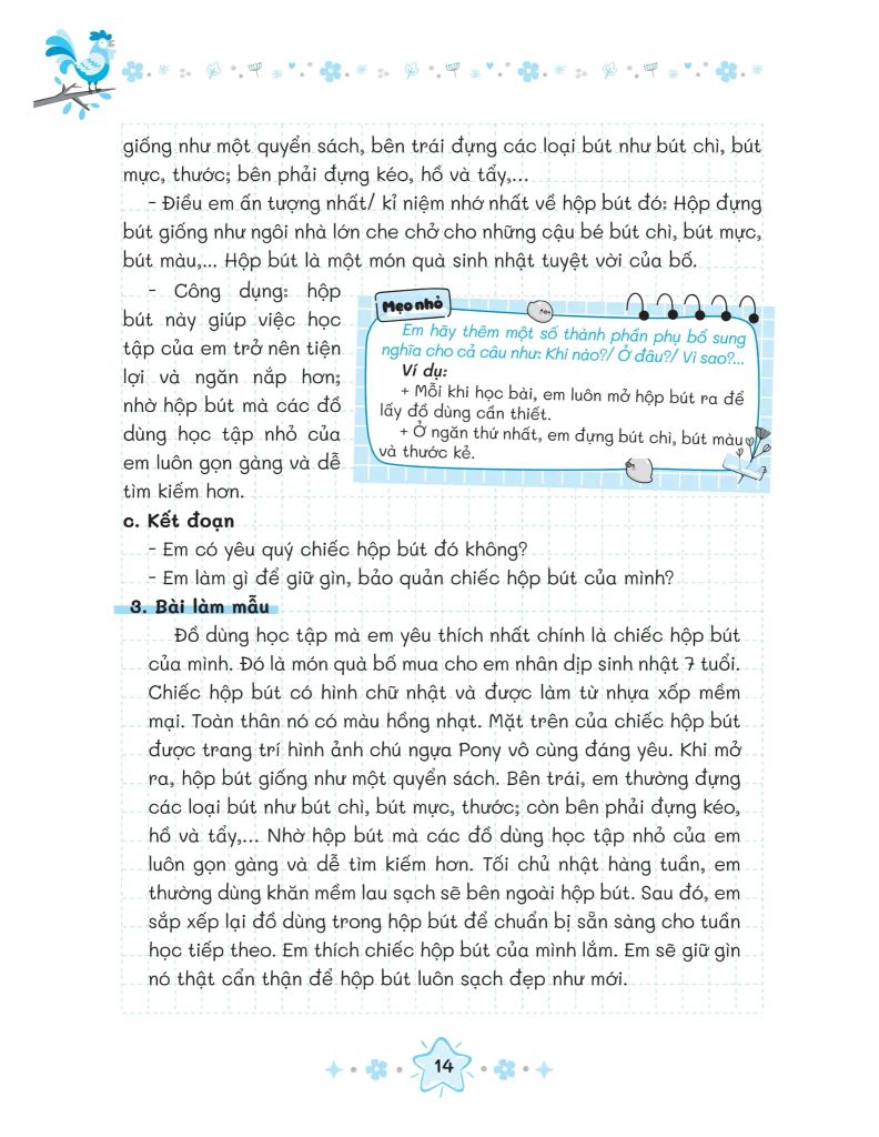 GIÚP EM TẬP LÀM VĂN 3