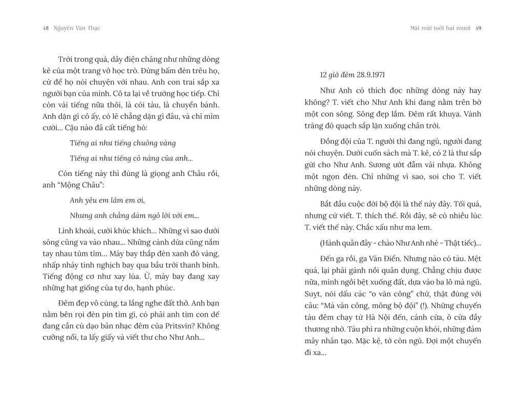 MÃI MÃI TUỔI HAI MƯƠI