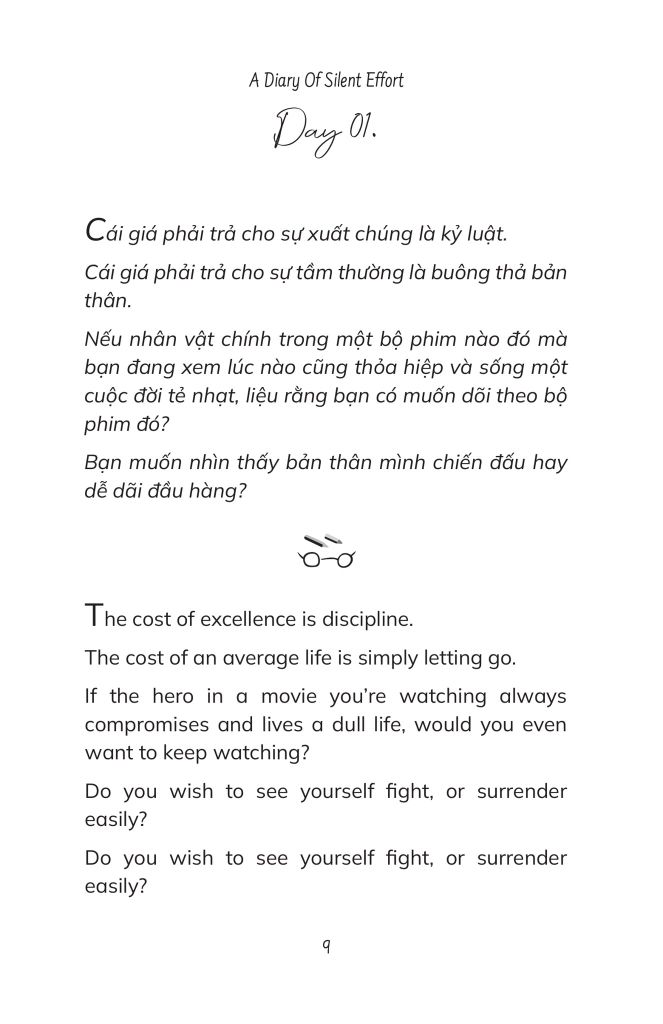 A Diary Of Silent Effort-Tôi Thích Dáng Vẻ Nỗ Lực Của Chính Mình (SN)