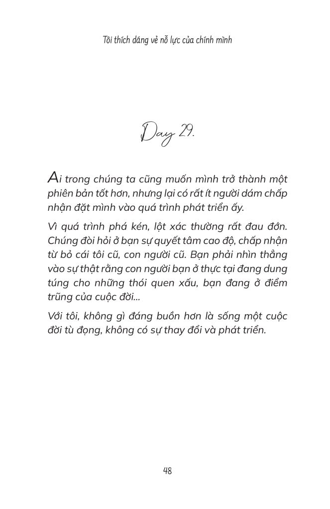 A Diary Of Silent Effort-Tôi Thích Dáng Vẻ Nỗ Lực Của Chính Mình (SN)