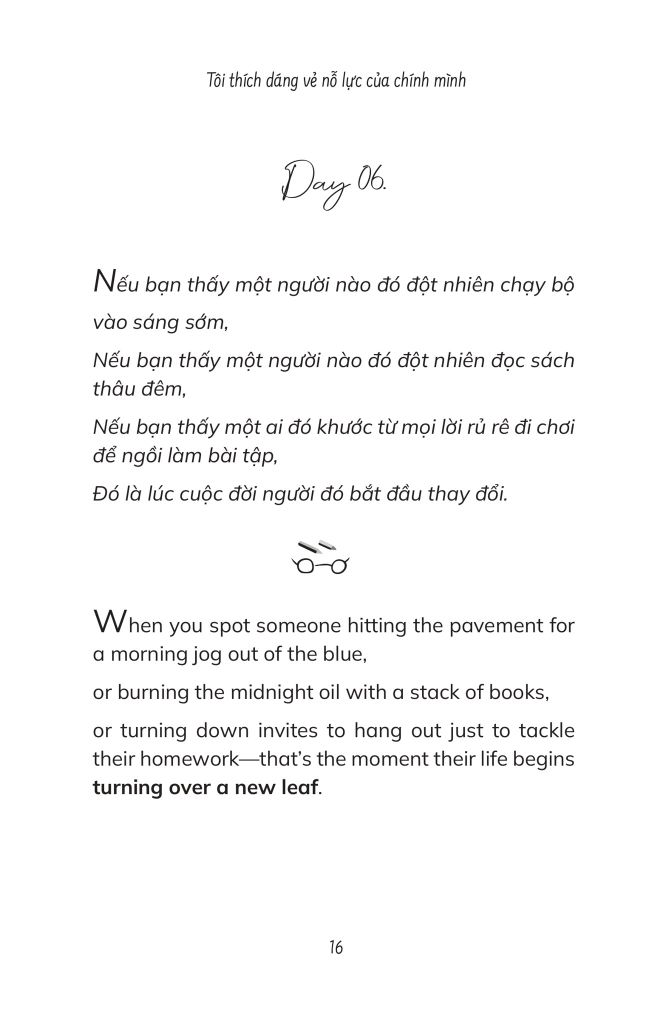 A Diary Of Silent Effort-Tôi Thích Dáng Vẻ Nỗ Lực Của Chính Mình (SN)