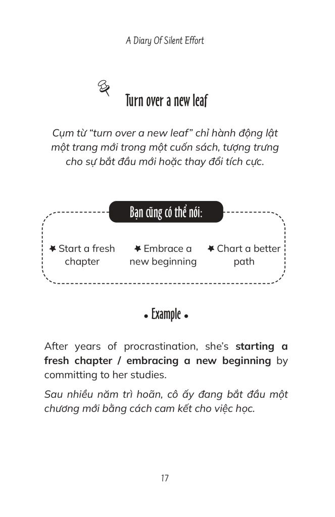 A Diary Of Silent Effort-Tôi Thích Dáng Vẻ Nỗ Lực Của Chính Mình (SN)