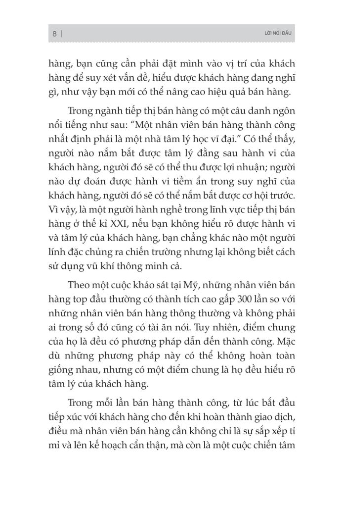 THAO TÚNG TÂM LÝ KHÁCH HÀNG BẰNG TÂM LÝ HỌC