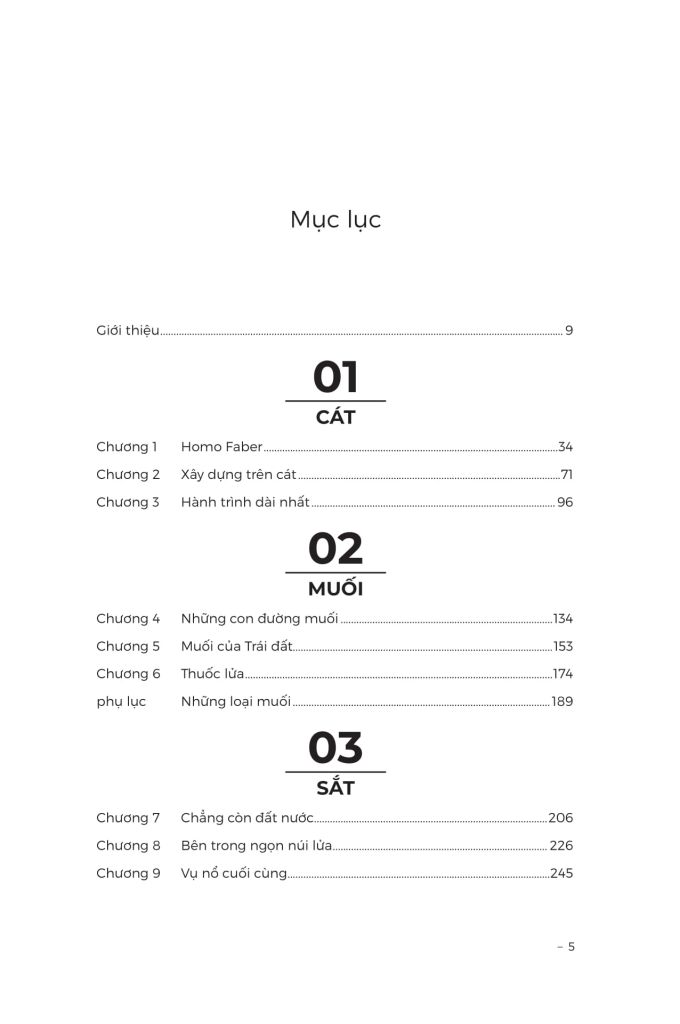 6 VẬT LIỆU ĐỊNH HÌNH VĂN MINH NHÂN LOẠI-LỊCH SỬ CỦA CÁT MUỐI SẮT...