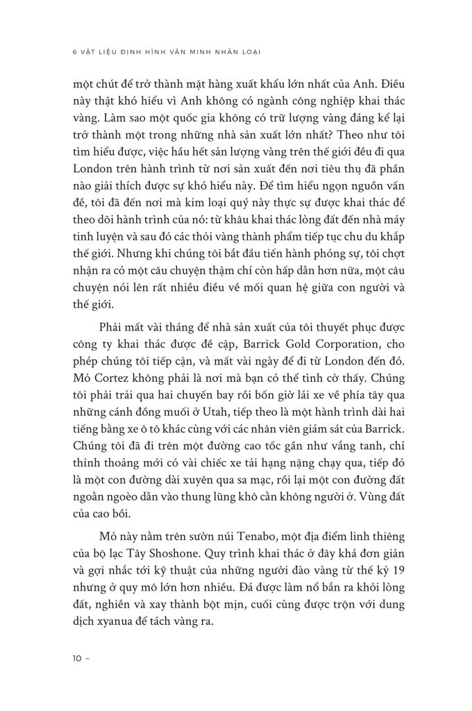 6 VẬT LIỆU ĐỊNH HÌNH VĂN MINH NHÂN LOẠI-LỊCH SỬ CỦA CÁT MUỐI SẮT...