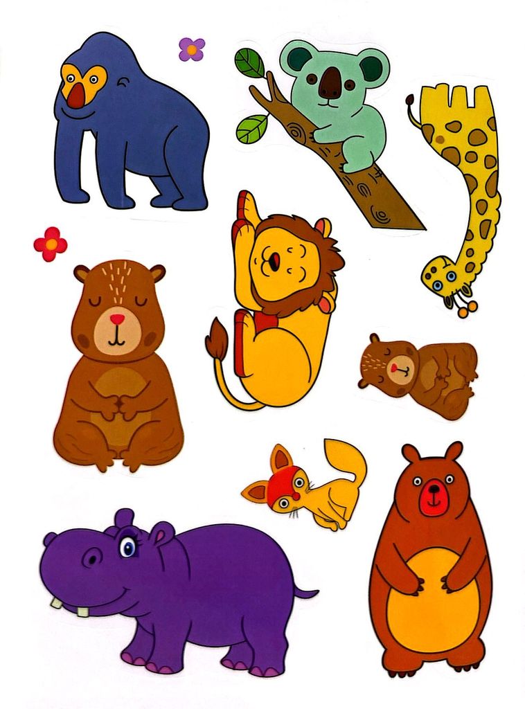 NỐI SỐ VÀ TÔ MÀU  - NHỮNG CON VẬT NGỘ NGHĨNH