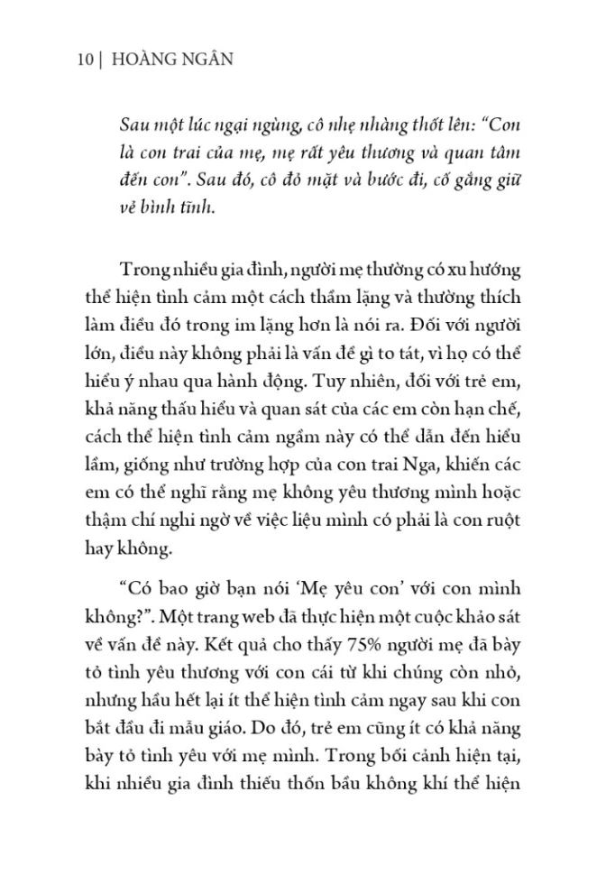 CẢM XÚC CỦA MẸ QUYẾT ĐỊNH TƯƠNG LAI CỦA CON