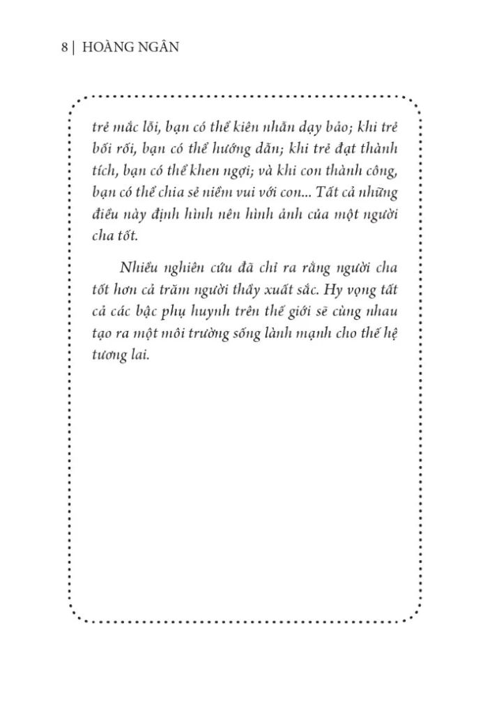 ẢNH HƯỞNG CỦA CHA TỚI CUỘC ĐỜI CON