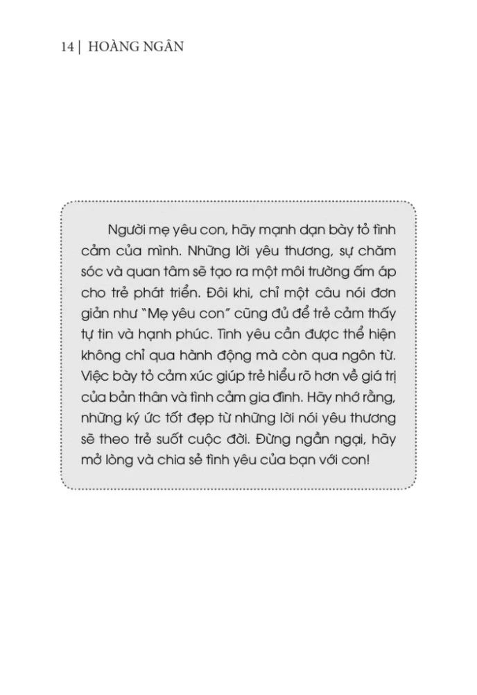 CẢM XÚC CỦA MẸ QUYẾT ĐỊNH TƯƠNG LAI CỦA CON