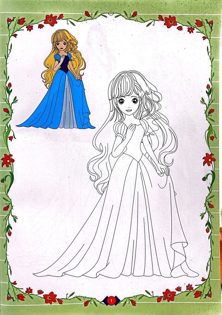 Tô Màu Công Chúa - Công Chúa Tóc Dài