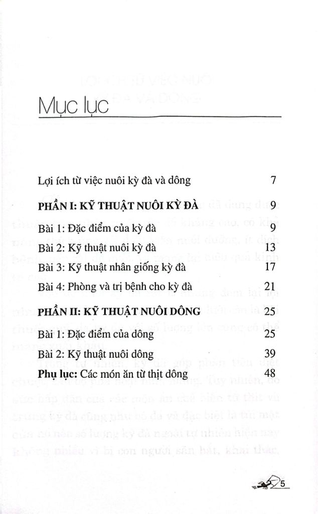 KỸ THUẬT NUÔI KỲ ĐÀ VÀ DÔNG