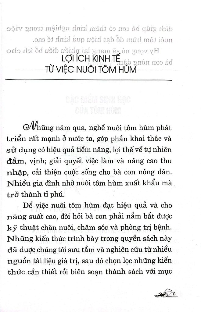 KỸ THUẬT NUÔI TÔM HÙM